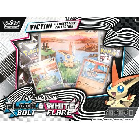 Pokemon TCG : Scarlet & Violet - Black Bolt & White Flare illustration collection - Victini