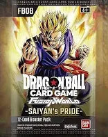 Bandai Dragon Ball Super Card Game Fusion World Saiyan’s Pride FB08 Booster Pack