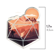 The d20 Hero Pin