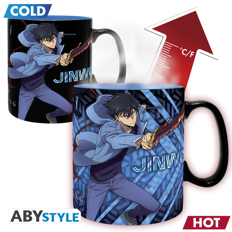 SOLO LEVELING - Mug Heat Change - 460 ml - Jinwoo & Igris