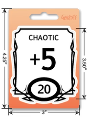 Stat Block Chaotic Sticker