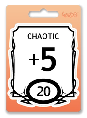 Stat Block Chaotic Sticker