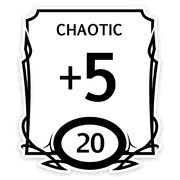 Stat Block Chaotic Sticker