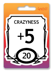 Stat Block Crazy Sticker