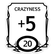 Stat Block Crazy Sticker