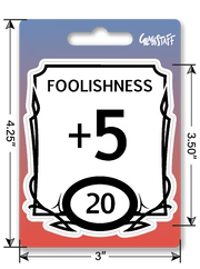 Stat Block Foolishness Sticker
