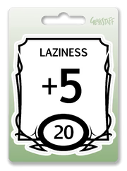 Stat Block Laziness Sticker