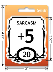 Stat Block Sarcasm Sticker