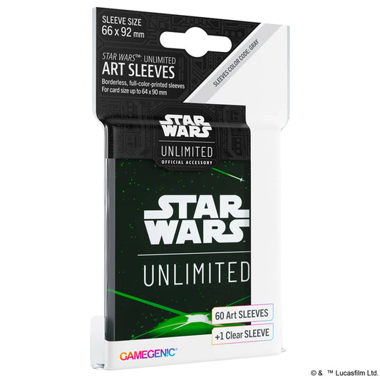 Gamegenic : Star Wars Unlimited - Art Sleeves Green