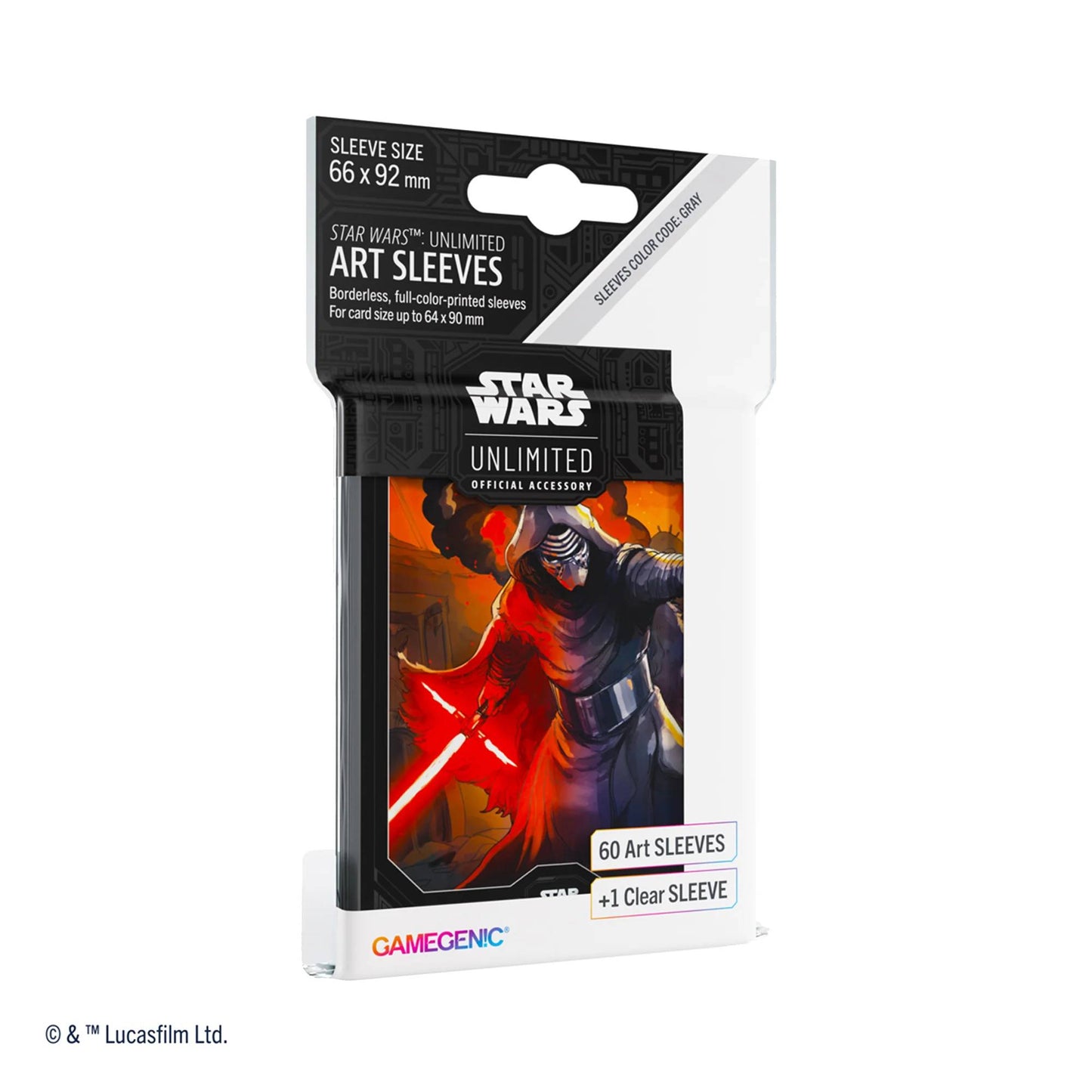 Gamegenic : Star Wars Unlimited - Art Sleeves Kylo